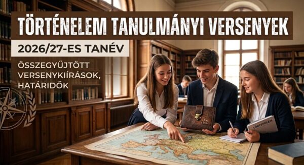 Történelem versenyek 2026-27-ben