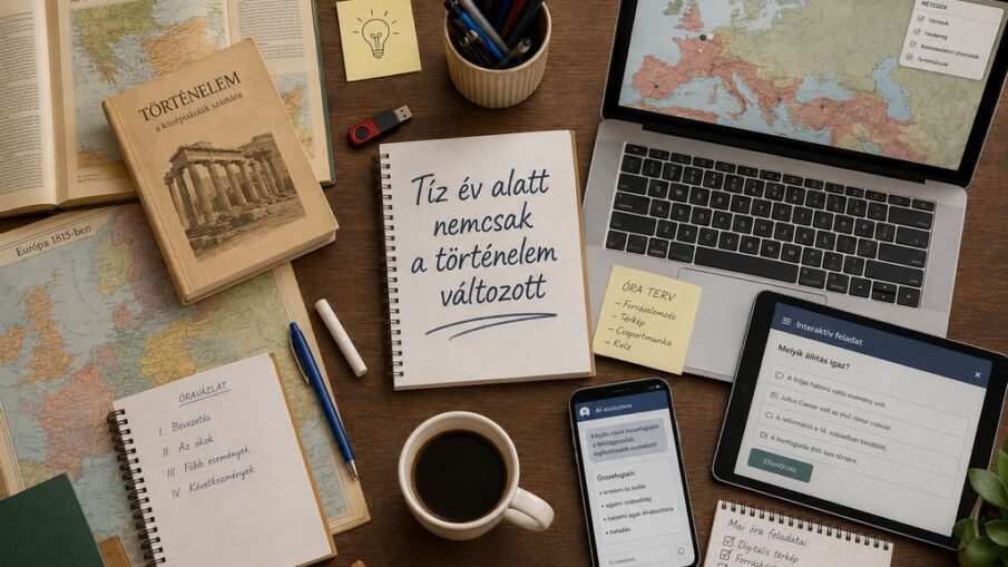 Digitális eszközök és hagyományos taneszközök a történelemtanításban