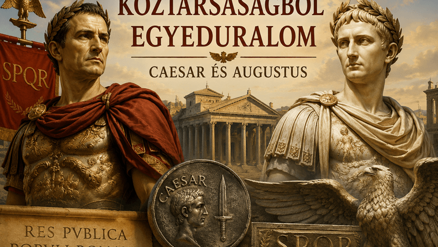Köztársaságból egyeduralom, Caesar és Augustusegyeduralom